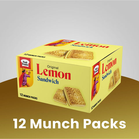 Peek Freans Lemon Sandwich 12Munch Packs