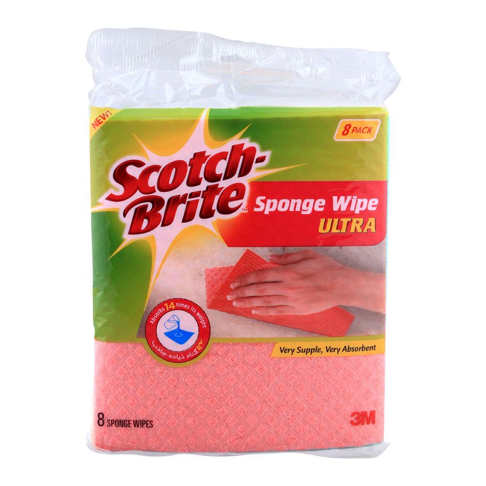 Scotch Brite Sponge Wipe Ultra 8Pcs