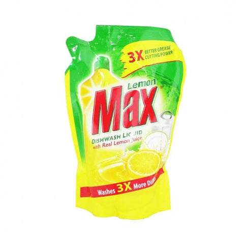 Lemon Max Dishwashing Liquid Refill 450ml