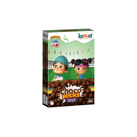 Kuwet Choco Rocks Corn Ball 250g