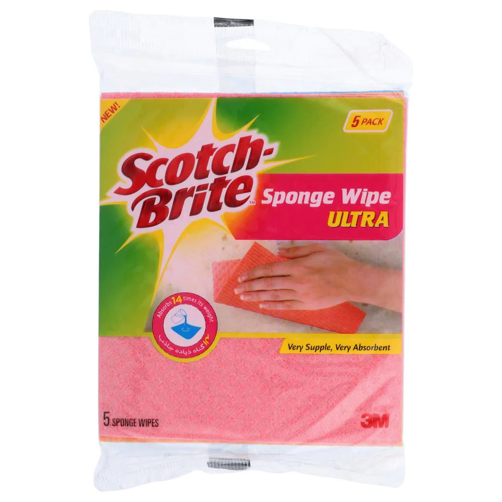 Scotch Brite Sponge Wipe Ultra 5Pcs