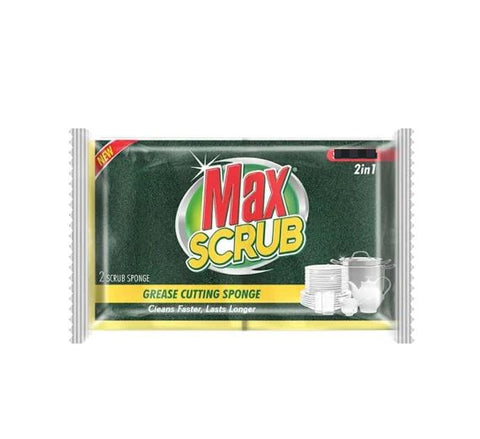 Max Scrub Grease Cutting Sponge Value Pack 2in1