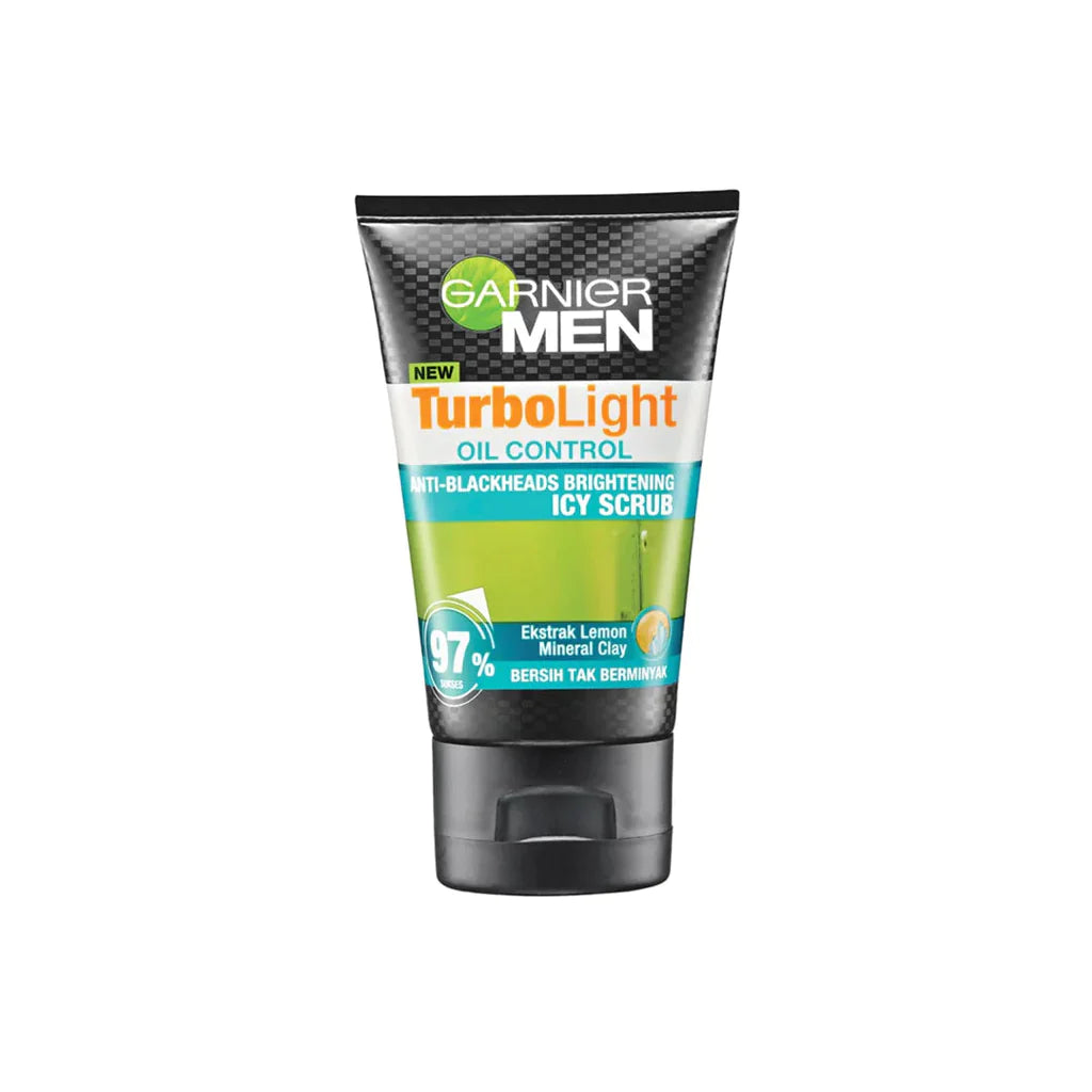 Garnier Men ICY Scrub Face Wash 100ml