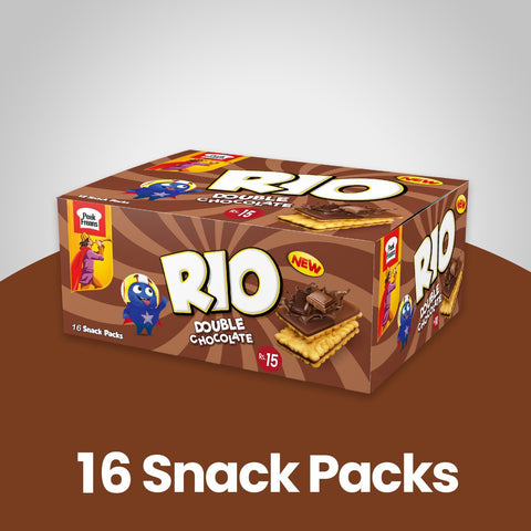 RIO Double Chocolate 16Snack Packs