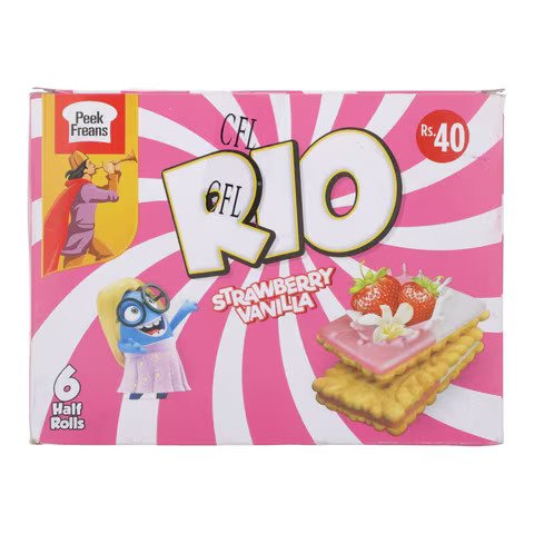 RIO Strawberry Vanilla 6Half Rolls