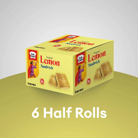 Peek Freans Lemon Sandwich 6Half Rolls