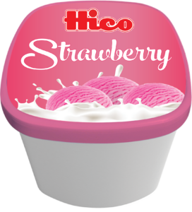 Hico Ice Cream Strawberry