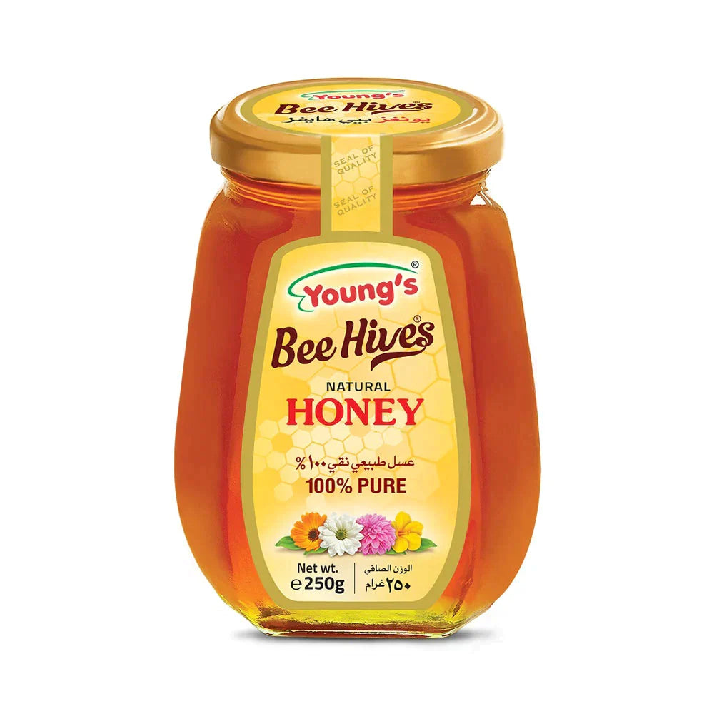 Young's Bee Hives Natural Honey 250g