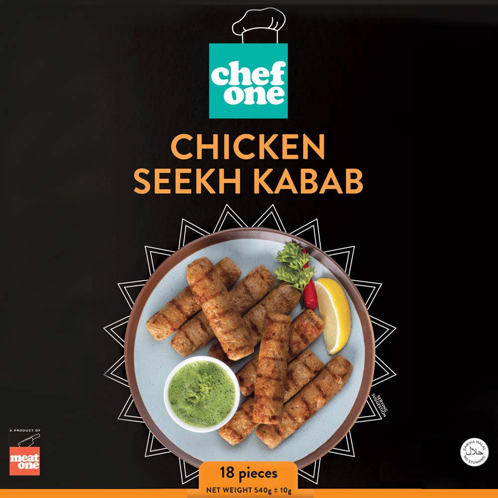 Chefone Chicken Seekh Kabab 18Pcs