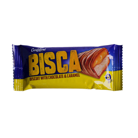 Bisca Biscuit With Chocolate & Caramel 24g