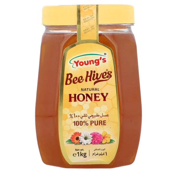 Young's Bee Hives Natural Honey 1kg