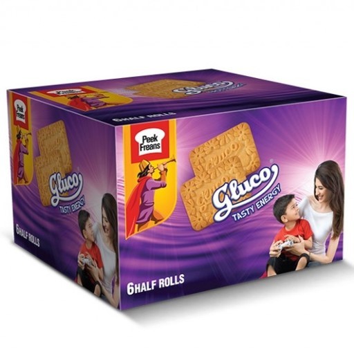 Peek Freans Gluco Biscuits 6Half Rolls