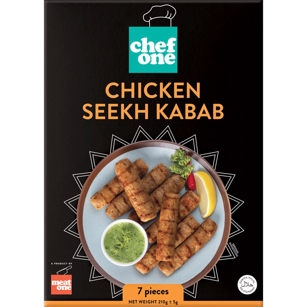 Chefone Chicken Seekh Kabab 7Pcs